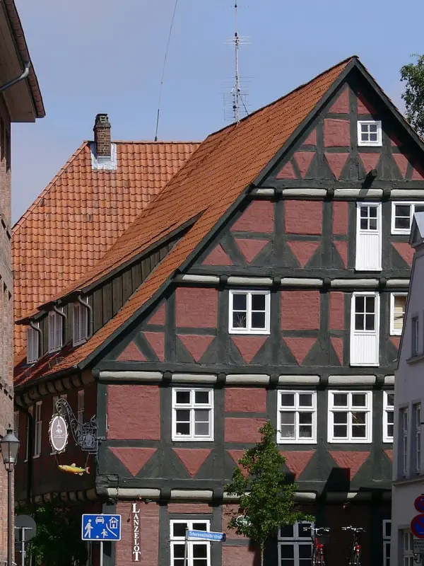 Fachwerkhaus in der Altstadt nahe der St. Johanniskirche